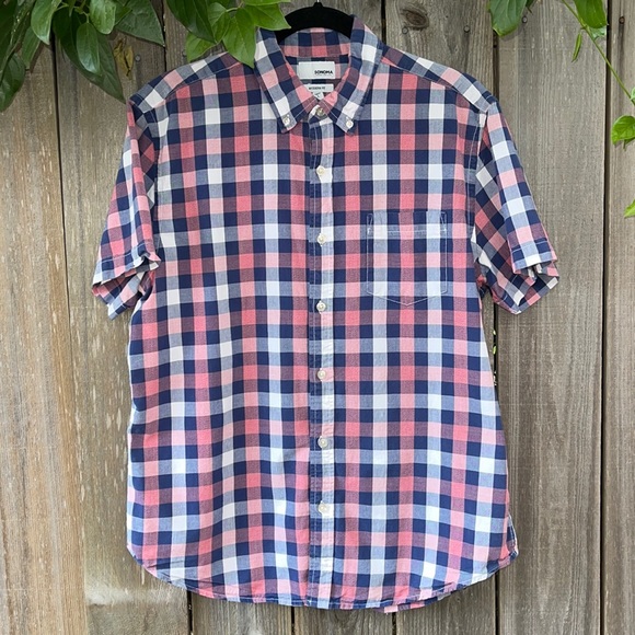 Sonoma Other - 🛑SOLD🛑 Red White and Blue Plaid! L